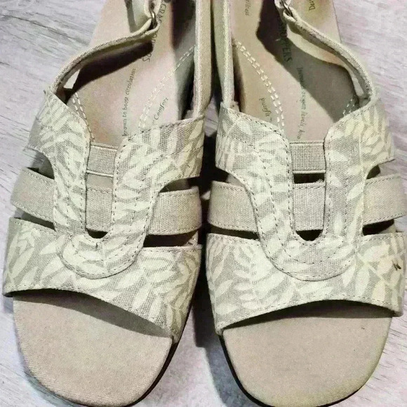 Grasshoppers Womens Open Toe Sling Back Sandals Semi Flatform Lightweight Comfy - Picture 6 of 16